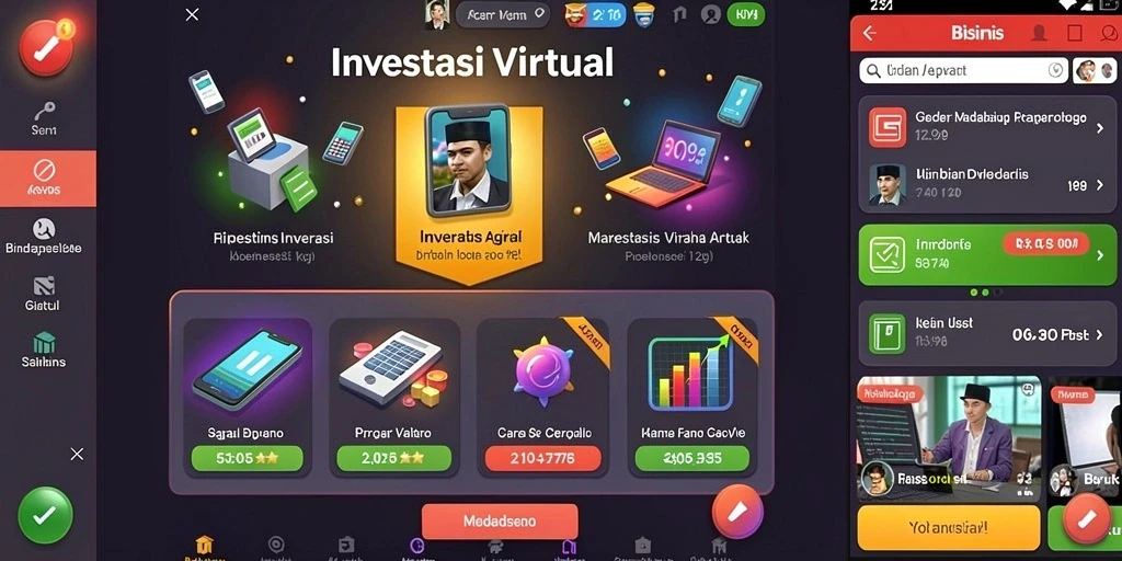 Menu navigasi yang mudah dipahami.