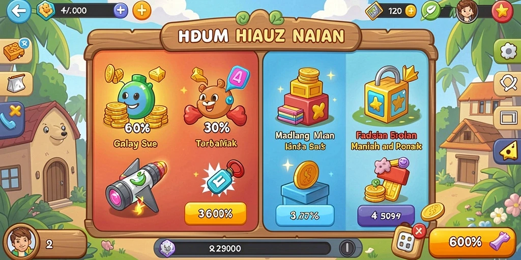 Pemilihan karakter dengan berbagai kemampuan unik.