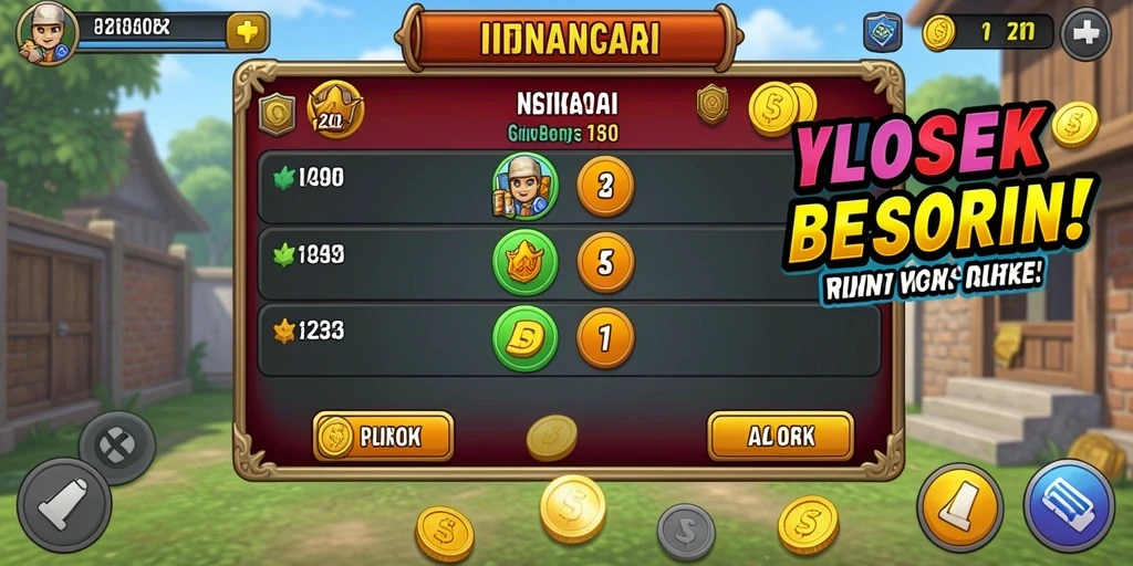 Screenshot aksi gameplay yang mendebarkan dan penuh adrenalin.