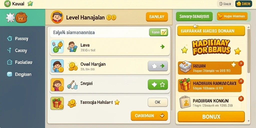 Sistem hadiah menarik untuk pemain.