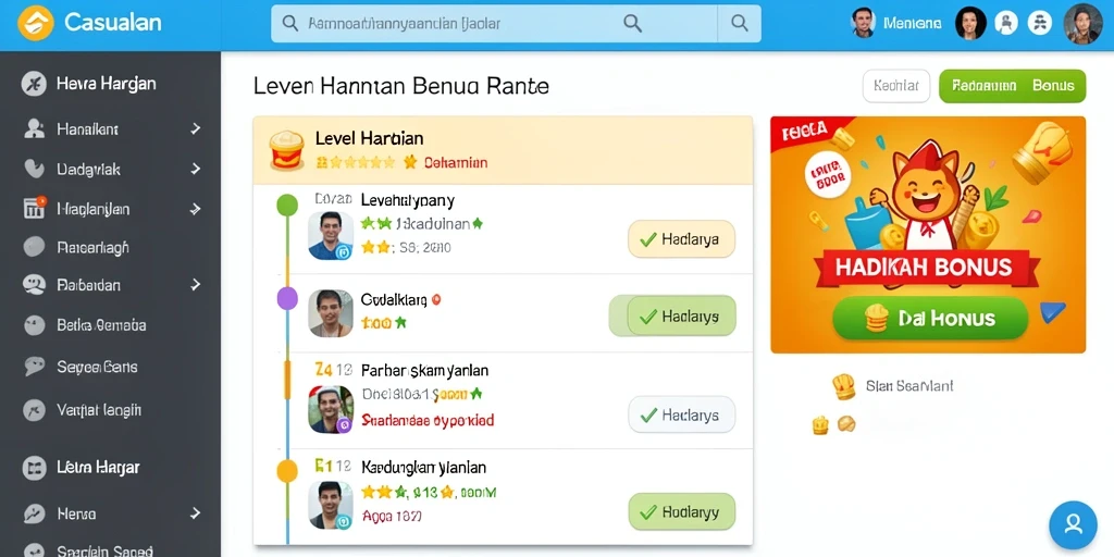 Tersedia berbagai jenis permainan judi yang seru.